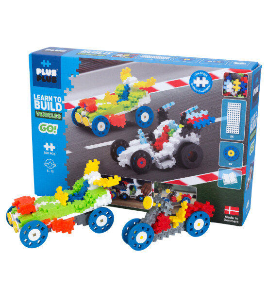 Plus-Plus Learn to Build Yaratıcı Blok // Go Vehicles (500 Parça)