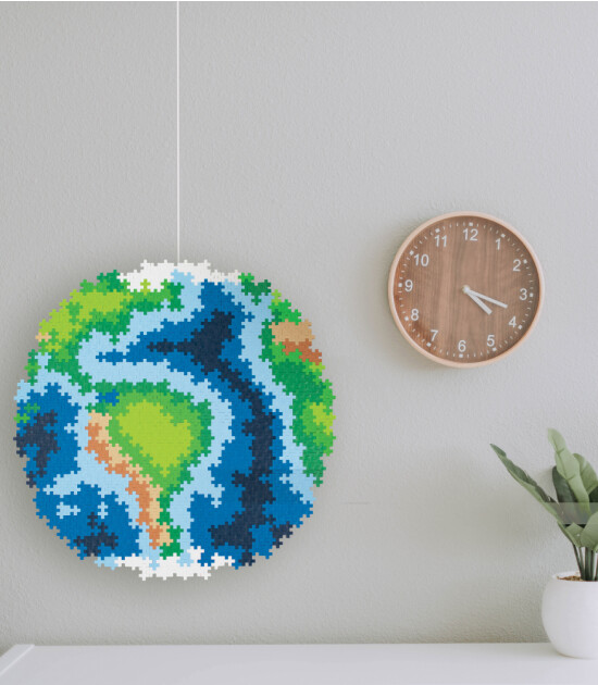 Plus-Plus Puzzle by Number Yaratıcı Blok // Earth (800 Parça)