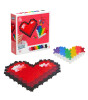 Plus-Plus Puzzle by Number Yaratıcı Blok // Hearts (250 Parça)