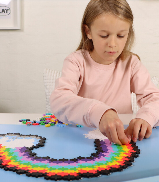 Plus-Plus Puzzle by Number Yaratıcı Blok  // Rainbow (500 Parça)