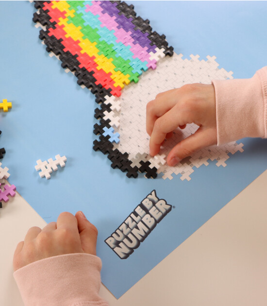 Plus-Plus Puzzle by Number Yaratıcı Blok  // Rainbow (500 Parça)