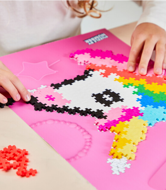 Plus-Plus Puzzle by Number Yaratıcı Blok // Unicorn (250 Parça)