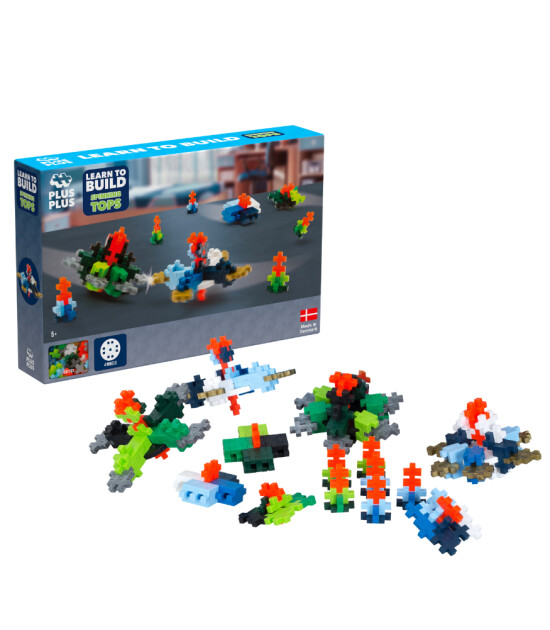 Plus-Plus Learn to Build Yaratıcı Blok // Spinning Tops (240 Parça)