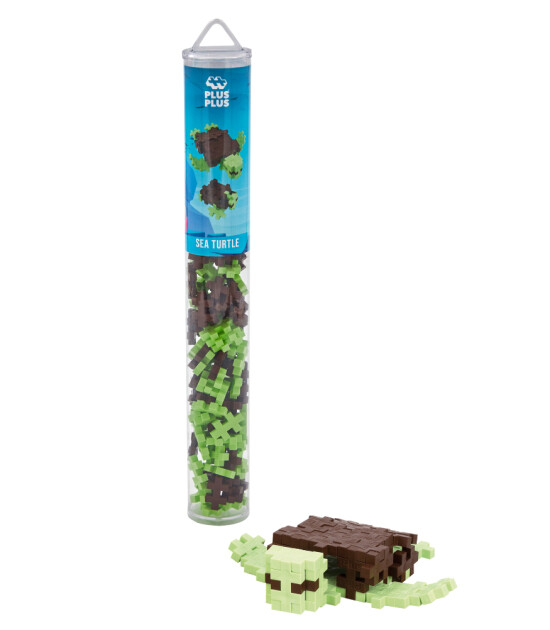 Plus-Plus Yaratıcı Blok Tüp //  Sea Turtle (100 Parça)