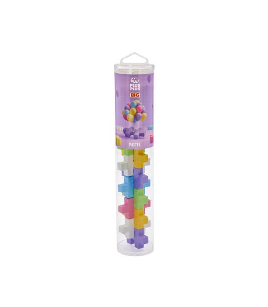 Plus-Plus Big Yaratıcı Blok Tüp // Pastel (15 Parça)