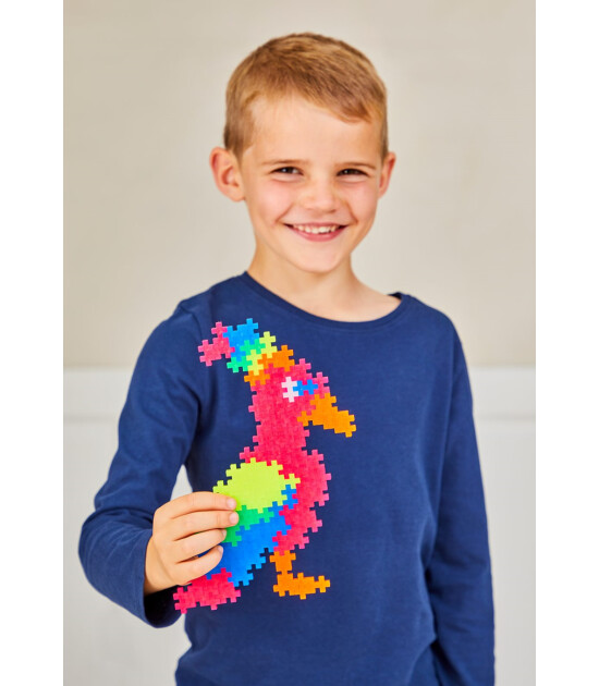 Plus-Plus Learn to Build Yaratıcı Blok // Neon (300 Parça)
