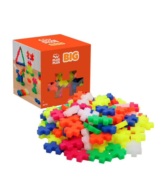 Plus-Plus Learn to Build Yaratıcı Blok // Neon (100 Parça)