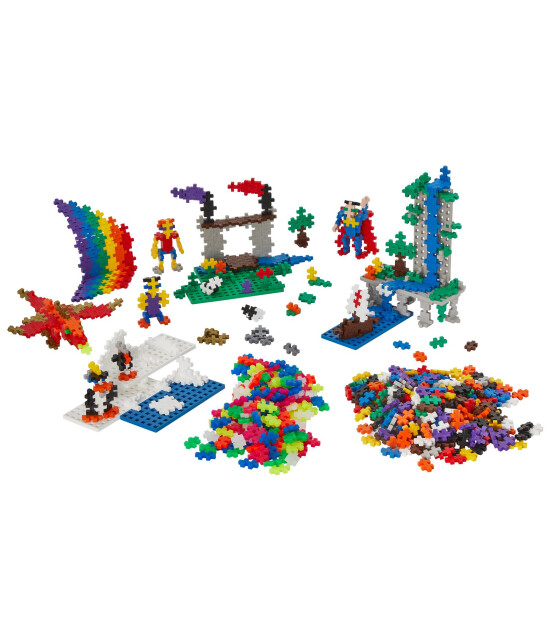 Plus-Plus Learn to Build Yaratıcı Blok // Süper Set Basic (1200 Parça)