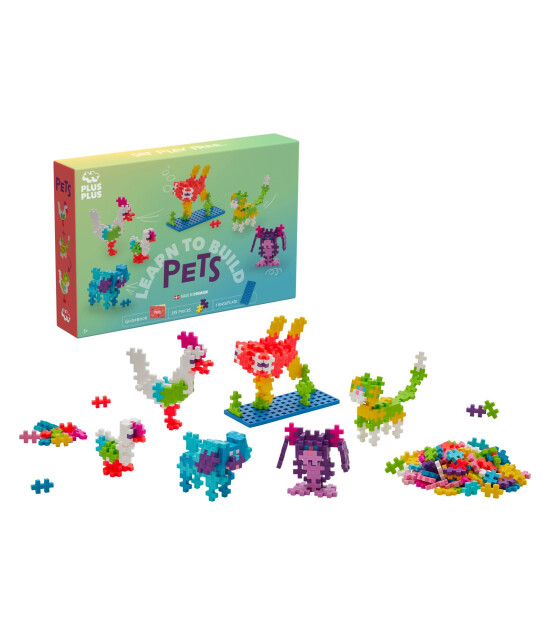 Plus-Plus Learn to Build Yaratıcı Blok // Pets (275 Parça)