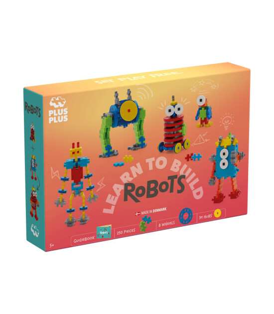 Plus-Plus Learn to Build Yaratıcı Blok // Robots (250 Parça)