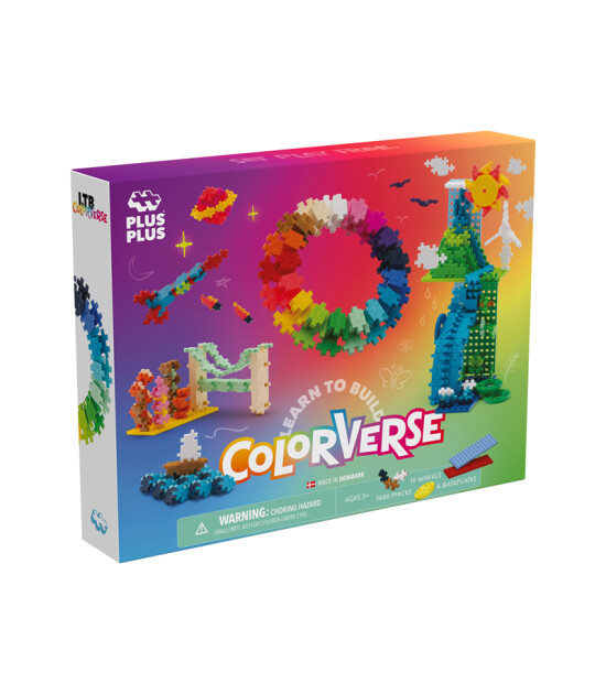 Plus-Plus Learn to Build Yaratıcı Blok // Colorverse Superset (1000 parça)