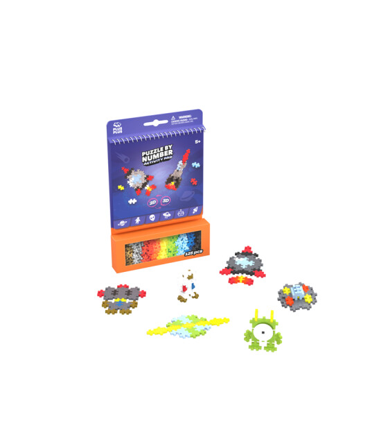 Plus-Plus Puzzle by Number Yaratıcı Blok // Space (125 Par&ccedil;a)