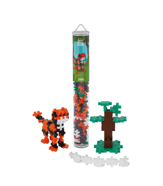 Plus-Plus Yaratıcı Blok Tüp // Tiger (100 Parça)