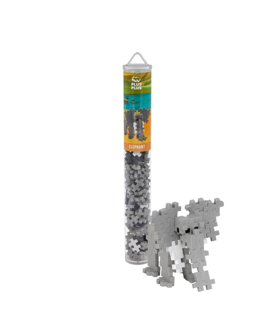 Plus-Plus Yaratıcı Blok Tüp // Elephant (100 Parça)