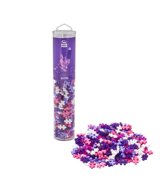 Plus-Plus Yaratıcı Blok Tüp // Glitter Mix (240 Parça)