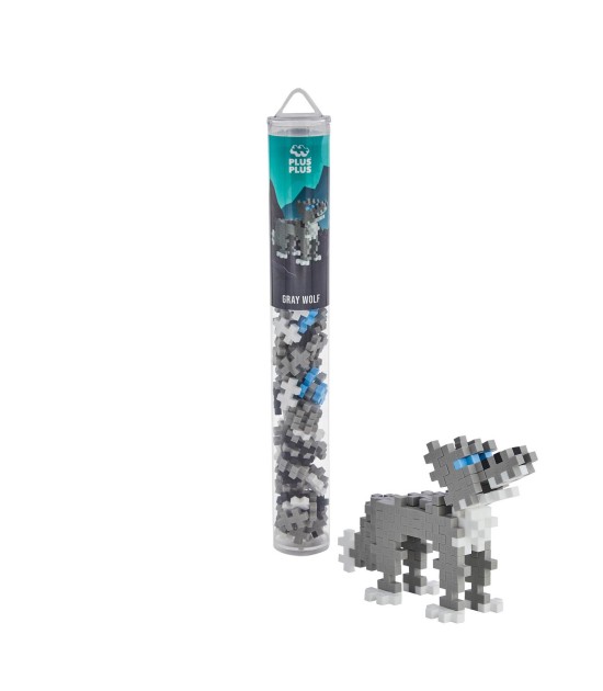 Plus-Plus Yaratıcı Blok Tüp // Wolf (100 Parça)