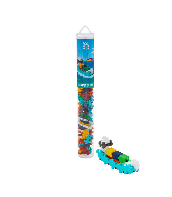 Plus-Plus Yaratıcı Blok T&uuml;p // Container Ship (100 Par&ccedil;a)