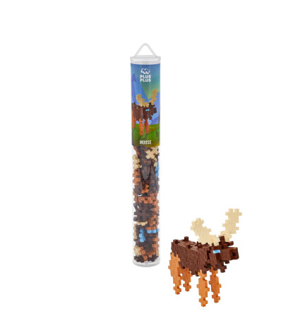 Plus-Plus Yaratıcı Blok Tüp // Moose (100 Parça)