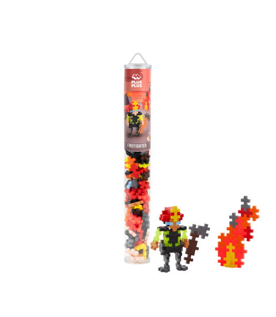Plus-Plus Big Yaratıcı Blok Tüp // Fire (100 Parça)