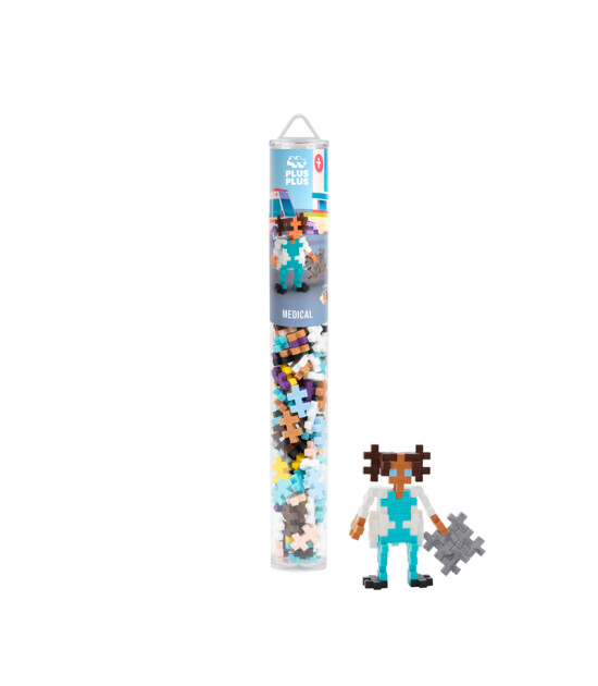 Plus-Plus Big Yaratıcı Blok Tüp // Medical (100 Parça)