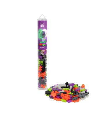 Plus-Plus Big Yaratıcı Blok Tüp // Spooky Mİx (100 Parça)