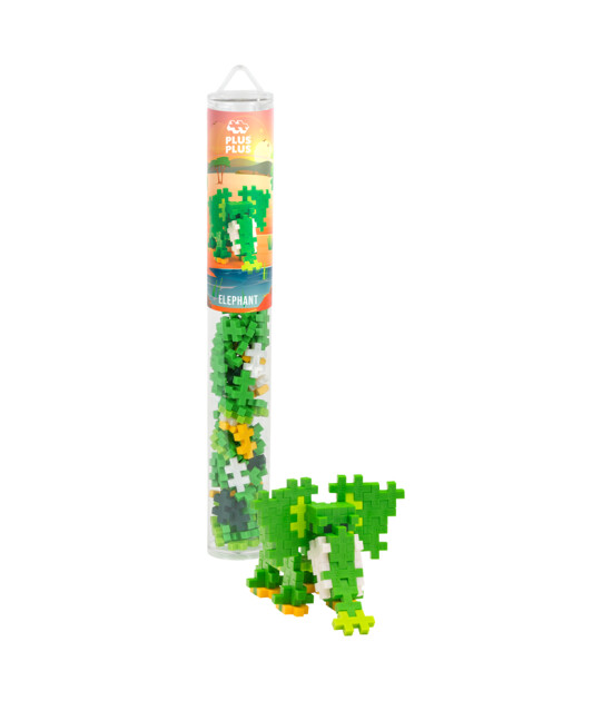 Plus-Plus Big Yaratıcı Blok Tüp // Elephant (100 Parça)