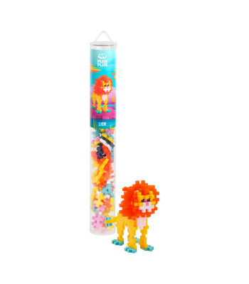 Plus-Plus Big Yaratıcı Blok Tüp // Lion (100 Parça)