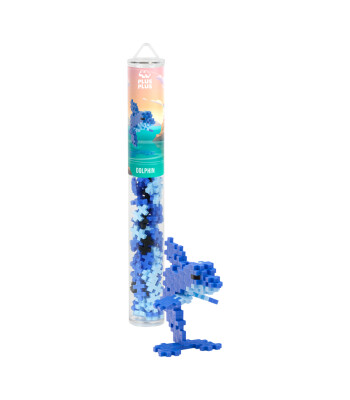 Plus-Plus Big Yaratıcı Blok Tüp // Dolphin (100 Parça)