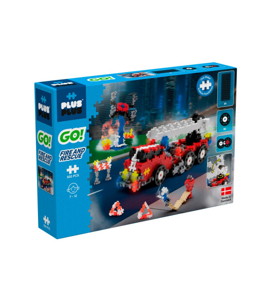 Plus Plus Go Yaratıcı Blok // Fire And Rescue (500 Par&ccedil;a)