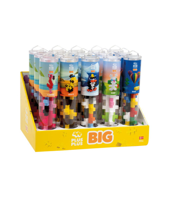 Plus-Plus Big Yaratıcı Blok Tüp // Animal Display (240 Parça)
