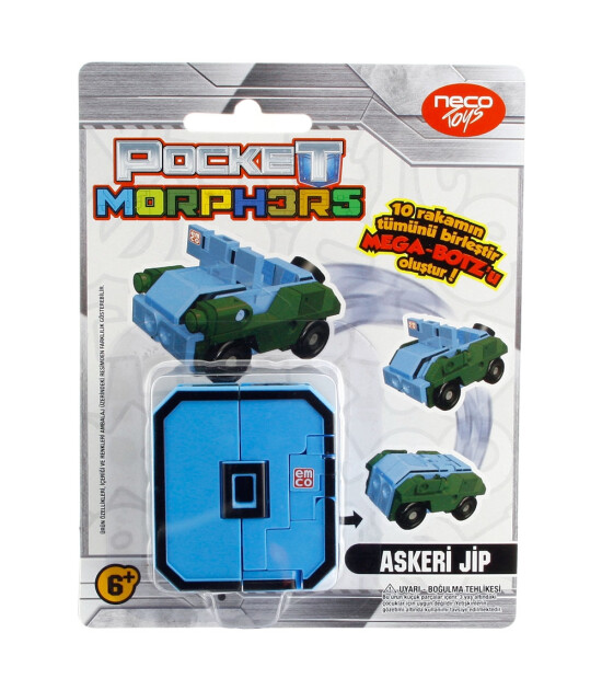 Pocket Morphers Dönüşebilen Numaralar Askeri Jip