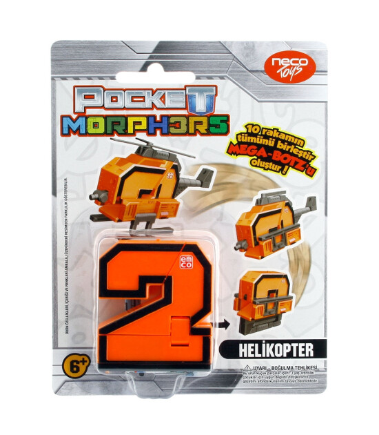 Pocket Morphers D&ouml;n&uuml;şebilen Numaralar Helikopter
