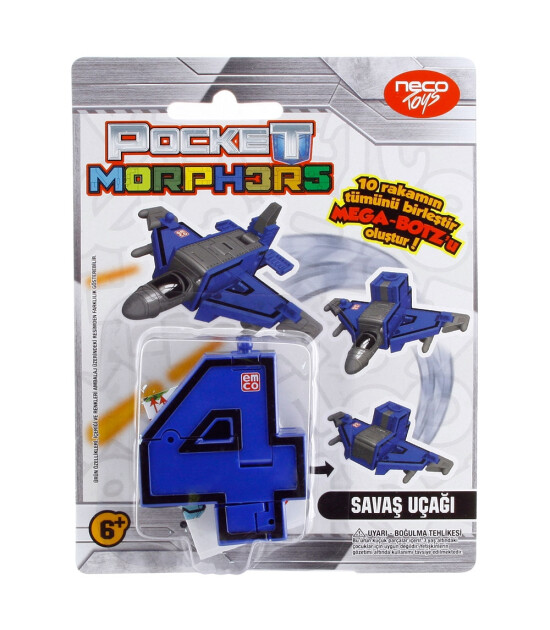 Pocket Morphers Dönüşebilen Numaralar Savaş Uçağı