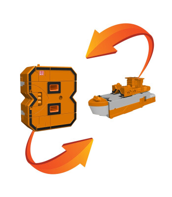 Pocket Morphers D&ouml;n&uuml;şebilen Numaralar Askeri Denizaltı