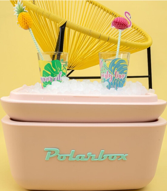 Polarbox Cooler Soğutucu &Ccedil;anta Pop Edition (12L) // Nude &ndash; Cyan