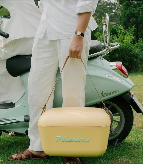 Polarbox Cooler Soğutucu &Ccedil;anta Classic (12L) // Amarillo - Verde Agua