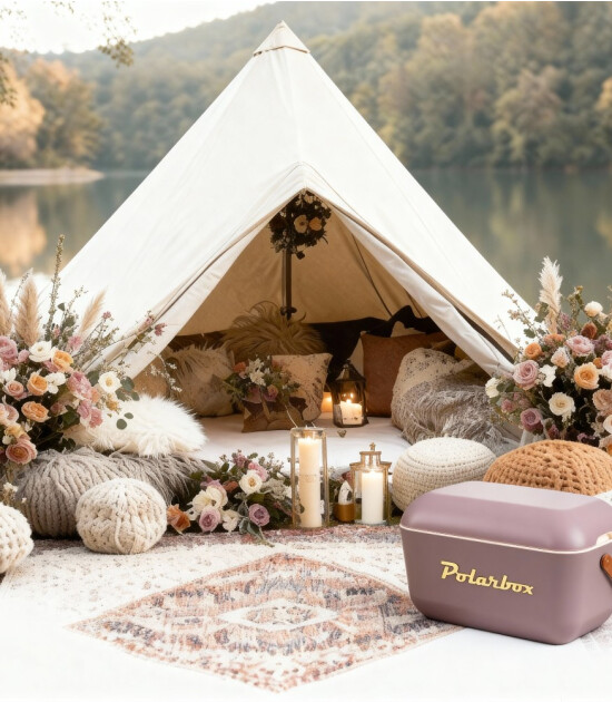 Polarbox Cooler Soğutucu &Ccedil;anta Gold Edition (12L) // Mauve