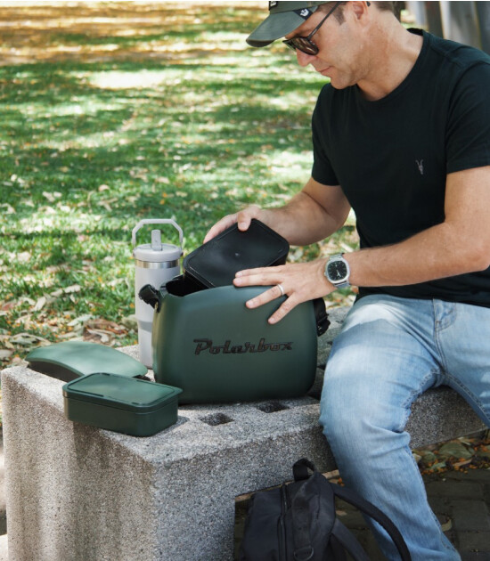 Polarbox CoolerBag Soğutucu &Ccedil;anta Special Edition (6L) // Verde Forest - Black