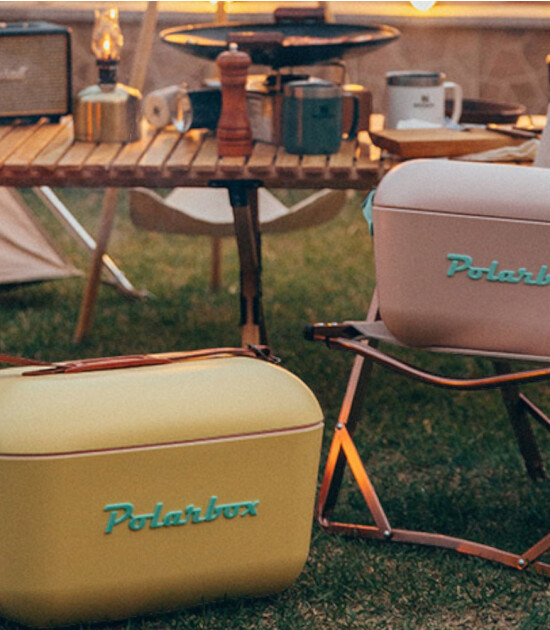 Polarbox Cooler Soğutucu &Ccedil;anta Classic (12L) // Amarillo - Verde Agua