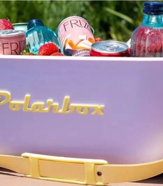 Polarbox Cooler Soğutucu &Ccedil;anta Classic (20L) // Lilac - Yellow