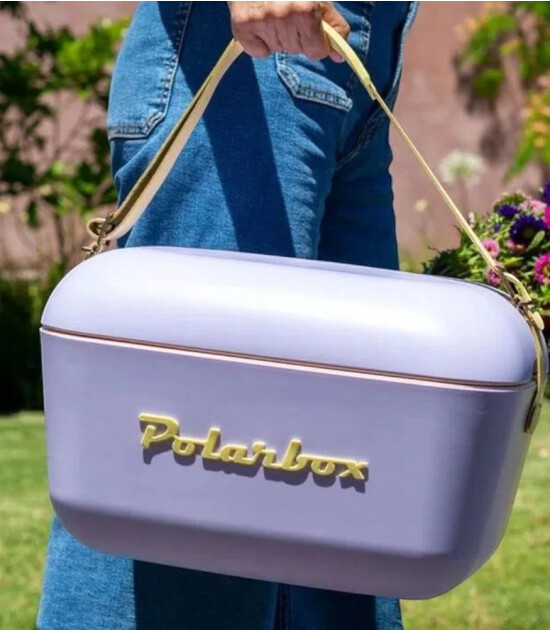 Polarbox Cooler Soğutucu &Ccedil;anta Pop Edition (12L) // Lilac &ndash; Yellow