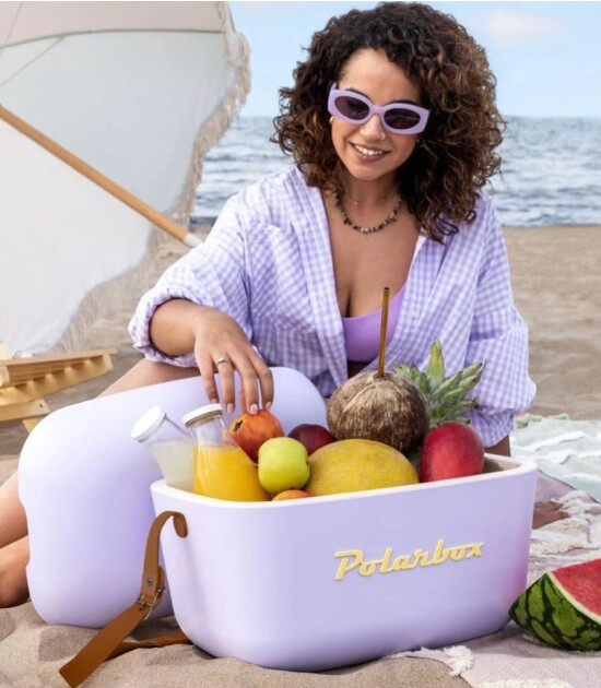 Polarbox Cooler Soğutucu &Ccedil;anta Classic (20L) // Lilac - Yellow