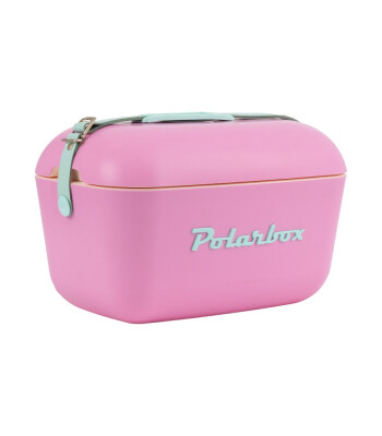 Polarbox Cooler Soğutucu Çanta Pop Edition (12L) // Bubblegum Pink - Cyan