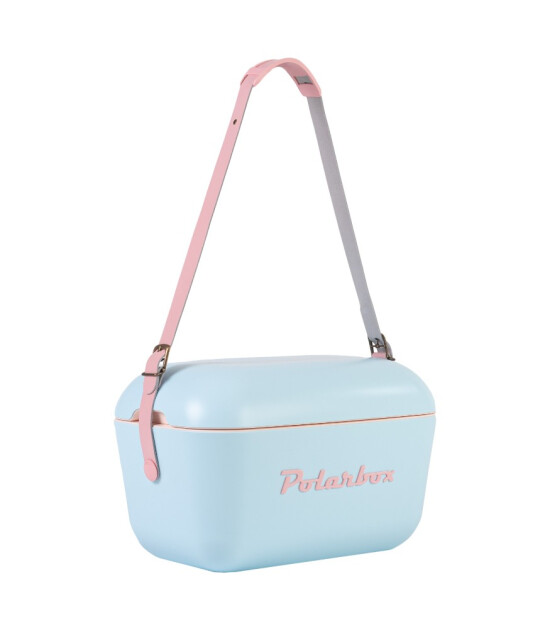 Polarbox Cooler Soğutucu &Ccedil;anta Pop Edition (12L) // Celeste - Rosa Baby