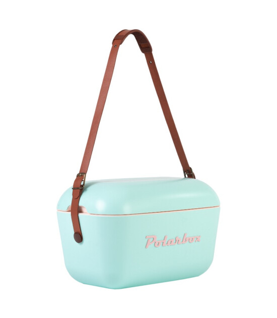 Polarbox Cooler Soğutucu &Ccedil;anta Classic (12L) // Verde Agua - Rosa Baby