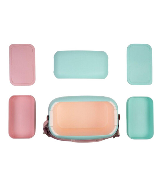 Polarbox CoolerBag Soğutucu &Ccedil;anta Pop Edition (6L) // Verde Agua - Rosa Baby