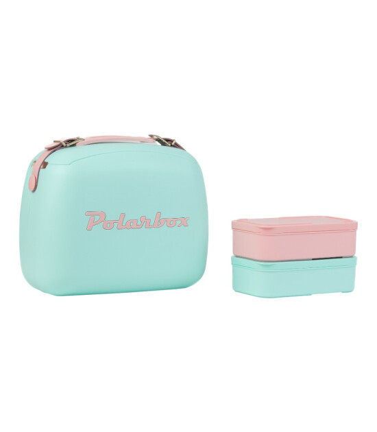 Polarbox CoolerBag Soğutucu &Ccedil;anta Pop Edition (6L) // Verde Agua - Rosa Baby