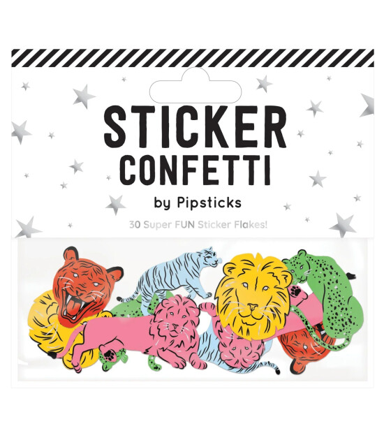 Pipsticks Confetti Sticker // Wild Cats