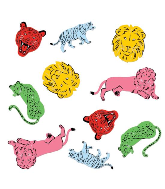 Pipsticks Confetti Sticker // Wild Cats