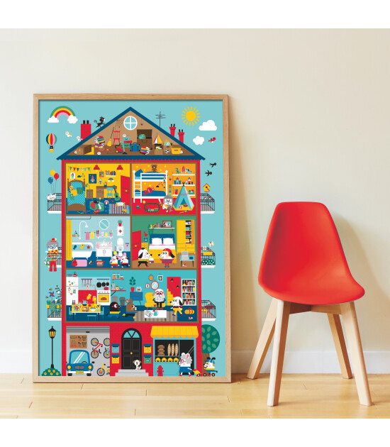Poppik Discovery Sticker Poster // Home